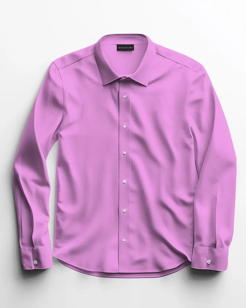 Big & Tall Solid Color Shirt Pants Set for big men view 25