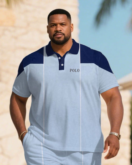 Big & Tall Blue Business Casual Jeans for big men view 2