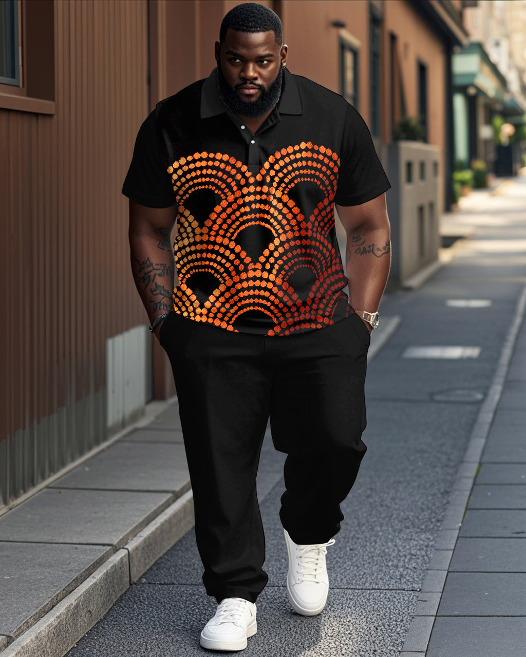 Big & Tall Black Business Casual Jeans for big men view 1