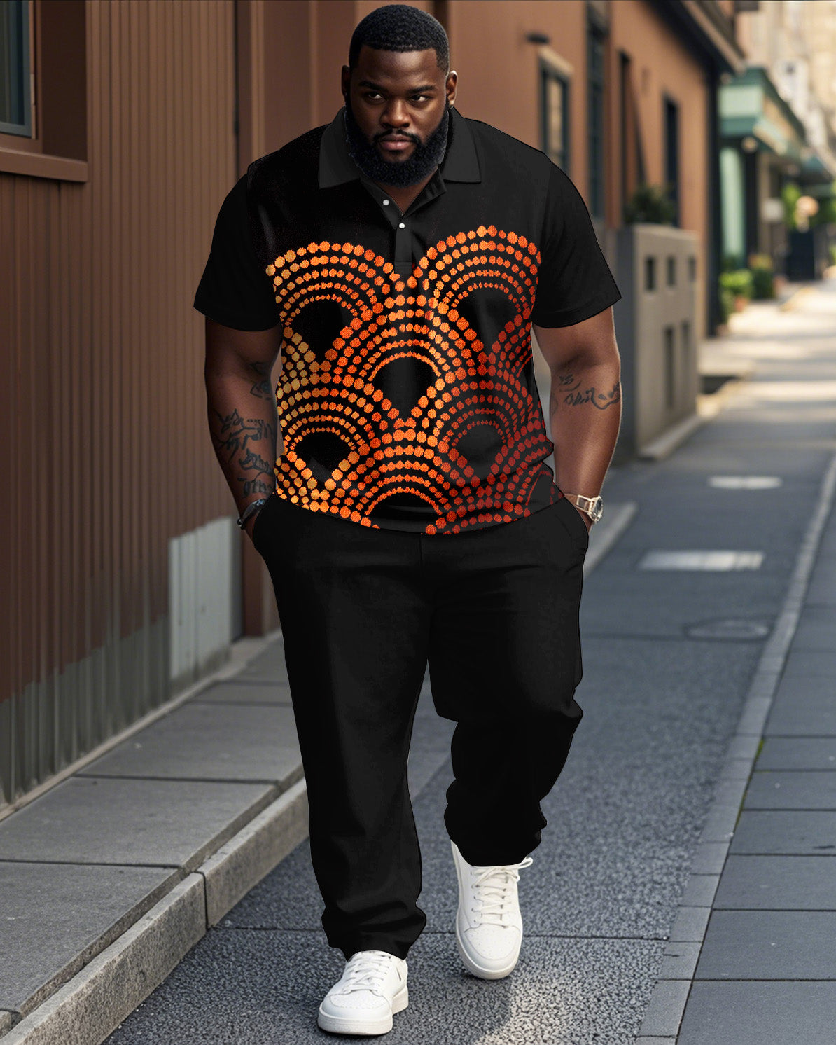 Big & Tall Black Business Casual Jeans for big men view 1