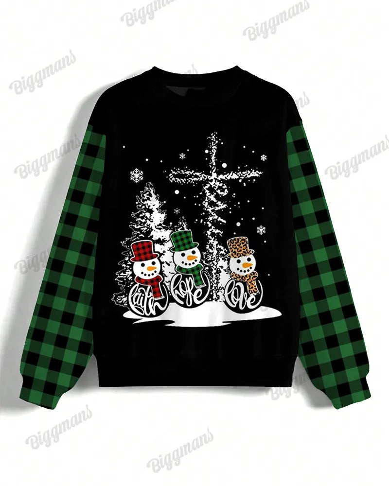 Big & Tall Plaid Graphic Men's Clothing for big men view 3
