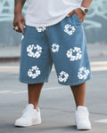 Big & Tall Denim Graphic Jeans for big men