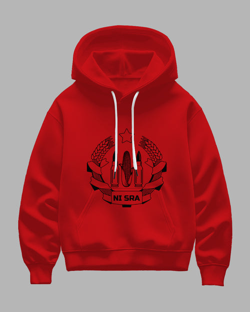 Big & Tall Red Graphic Hoodie for big men