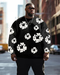 Big & Tall Denim Graphic Floral Men's Clothing for big men