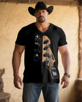 Big & Tall Black Graphic T-Shirt for big men view 1