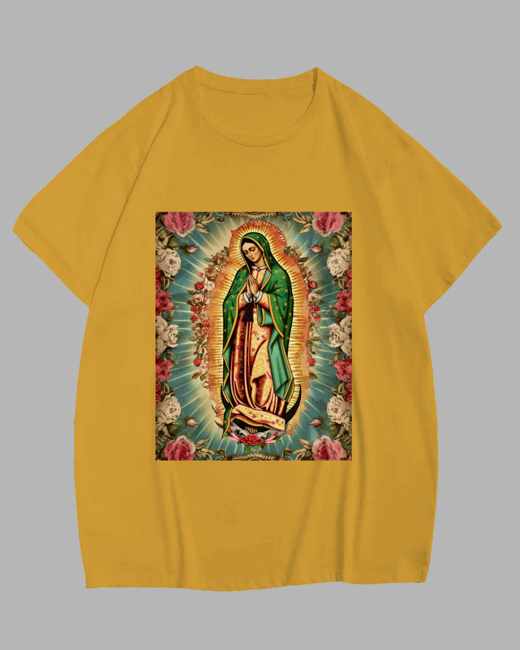 Big & Tall Yellow Graphic T-Shirt for big men