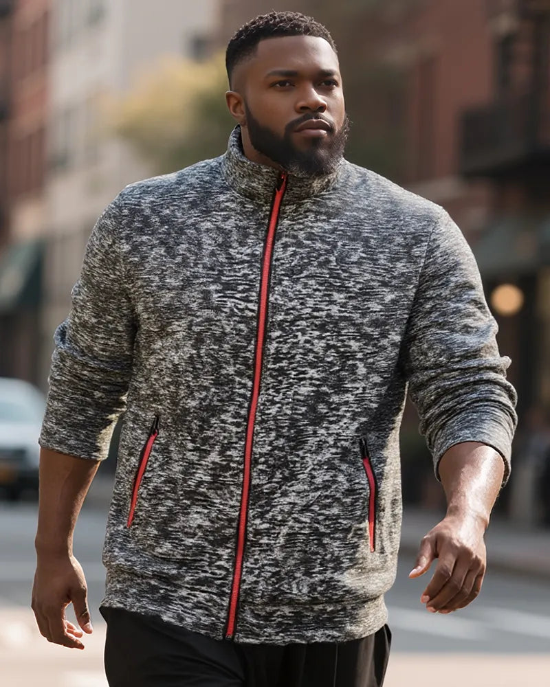 Big & Tall Solid Color Athletic Men's Clothing for big men view 2