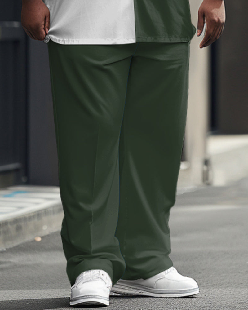 Big & Tall Colorblock Business Casual Jeans for big men view 3