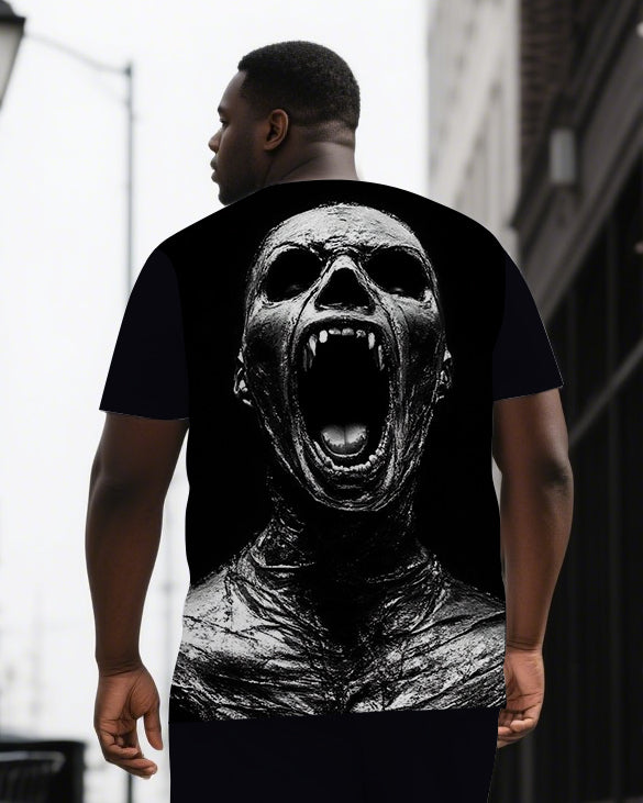 Big & Tall Skull Two-piece Set for big men view 2