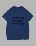 Big & Tall Blue Graphic T-Shirt for big men