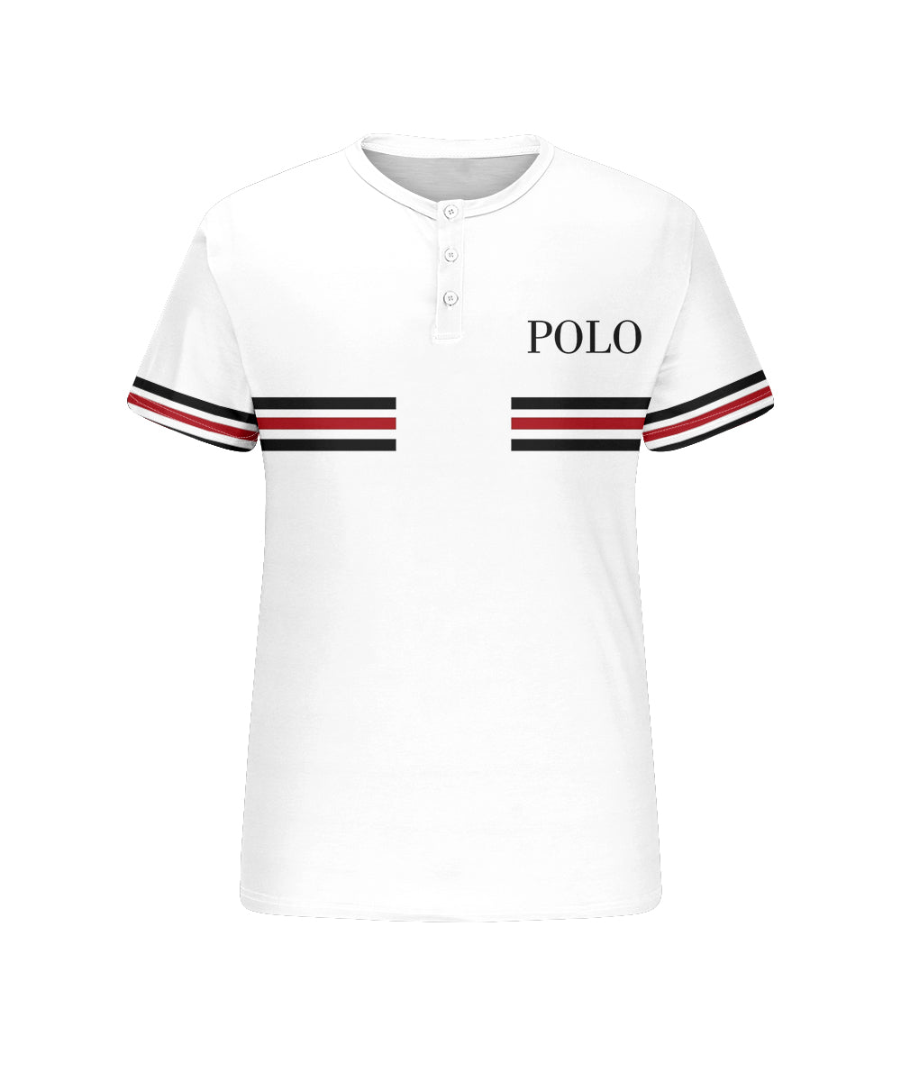 Big & Tall White Striped Graphic T-Shirt for big men view 4