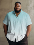 Big & Tall Gradient Shirt Pants Set for big men