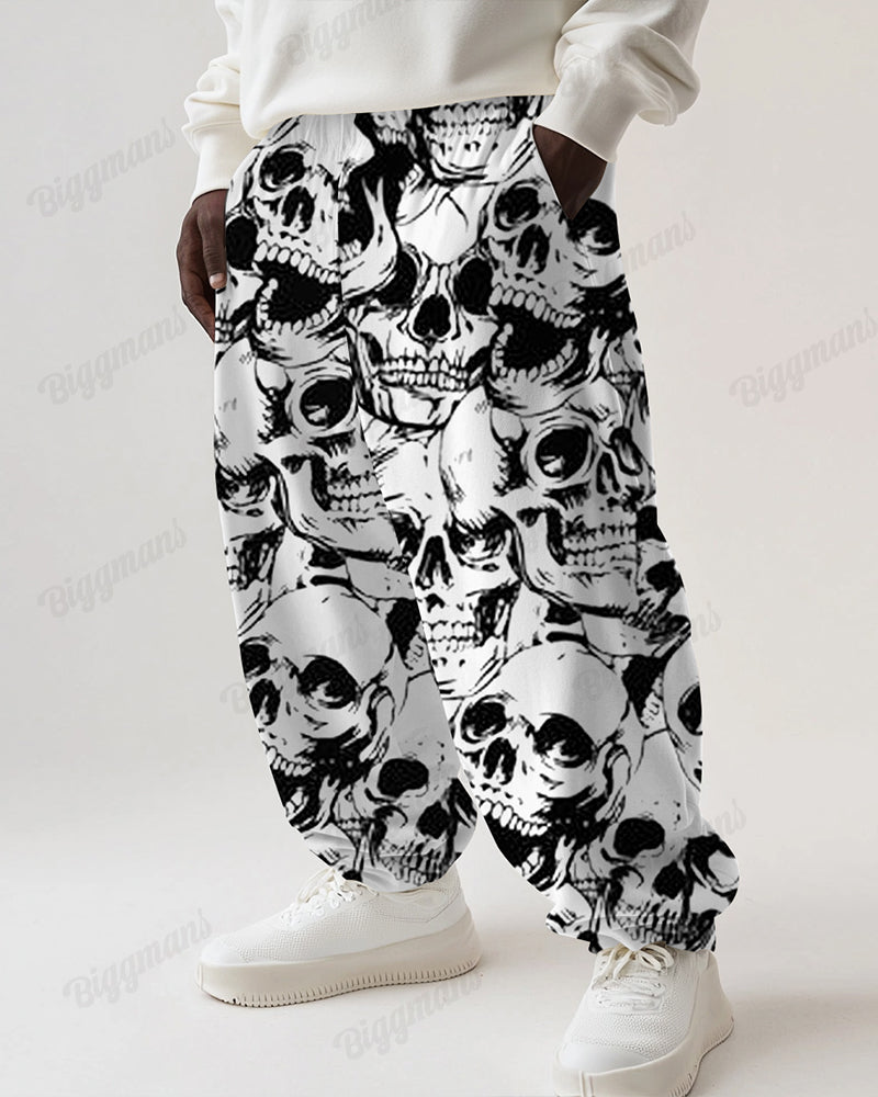 Big & Tall Skull Pants for big men