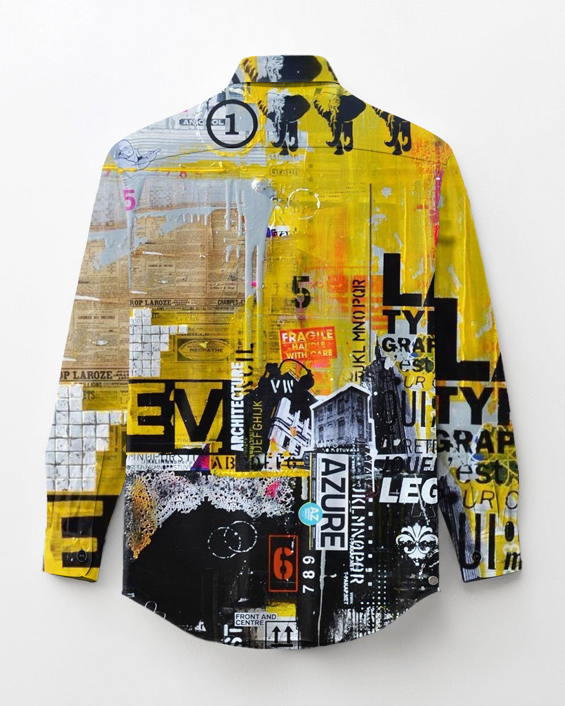 Big & Tall Graffiti Streetwear Jeans for big men view 2