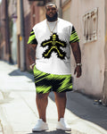 Big & Tall Graphic Skull Two-piece Set for big men view 1