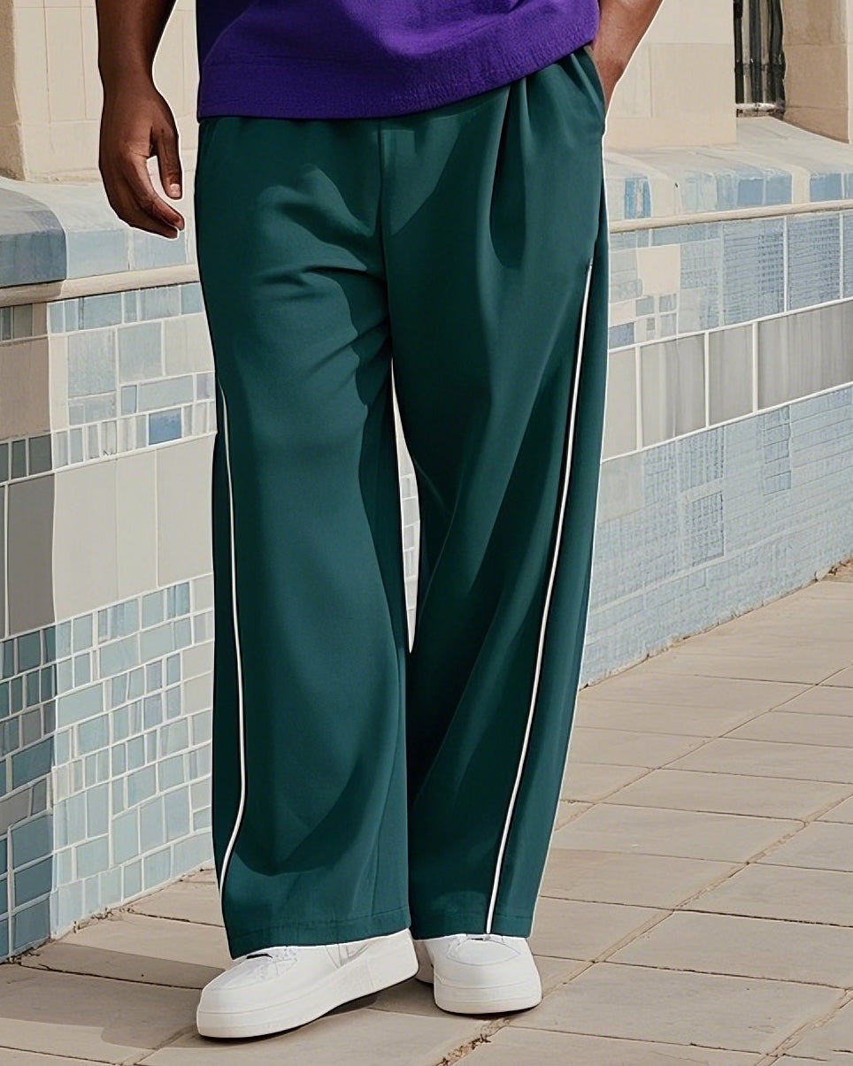 Big & Tall Graphic Vest Pants Set for big men view 3