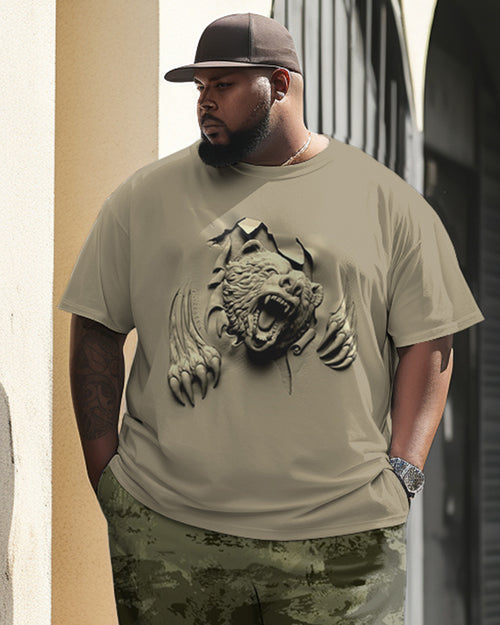 Big & Tall Graphic Two-piece Set for big men view 2