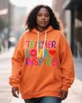 Big & Tall Orange Streetwear Hoodie for big men view 1