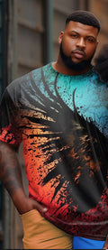 Big & Tall Splash Ink T-Shirt for big men view 2