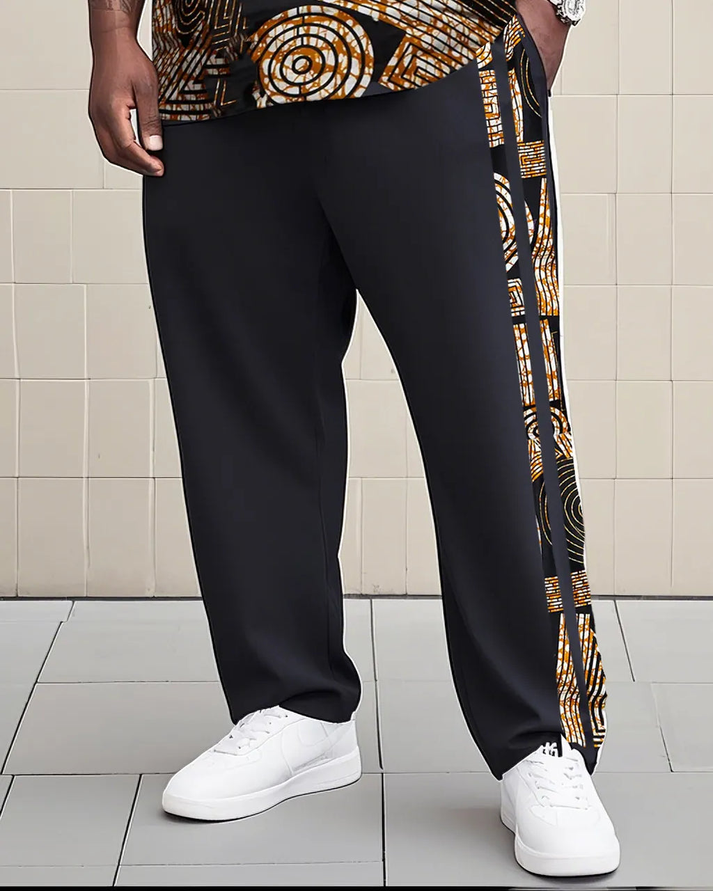Big & Tall Graphic Two-piece Set for big men view 3