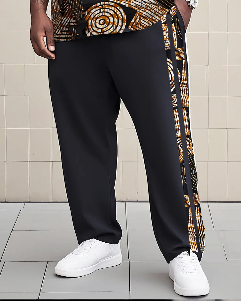 Big & Tall Graphic Two-piece Set for big men view 3