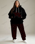 Big & Tall Graphic Streetwear Hoodie Sweatpants Set for big men view 1