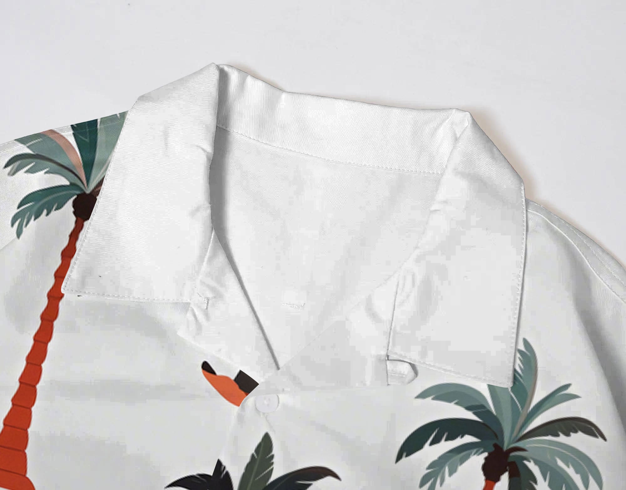 Big & Tall Hawaiian Graphic Short Sleeve Shirt for big men view 6