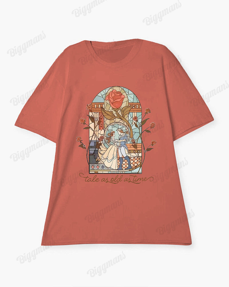 Big & Tall Solid Color Streetwear T-Shirt for big men view 3