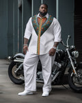 Big & Tall Colorblock Two-piece Set for big men view 1
