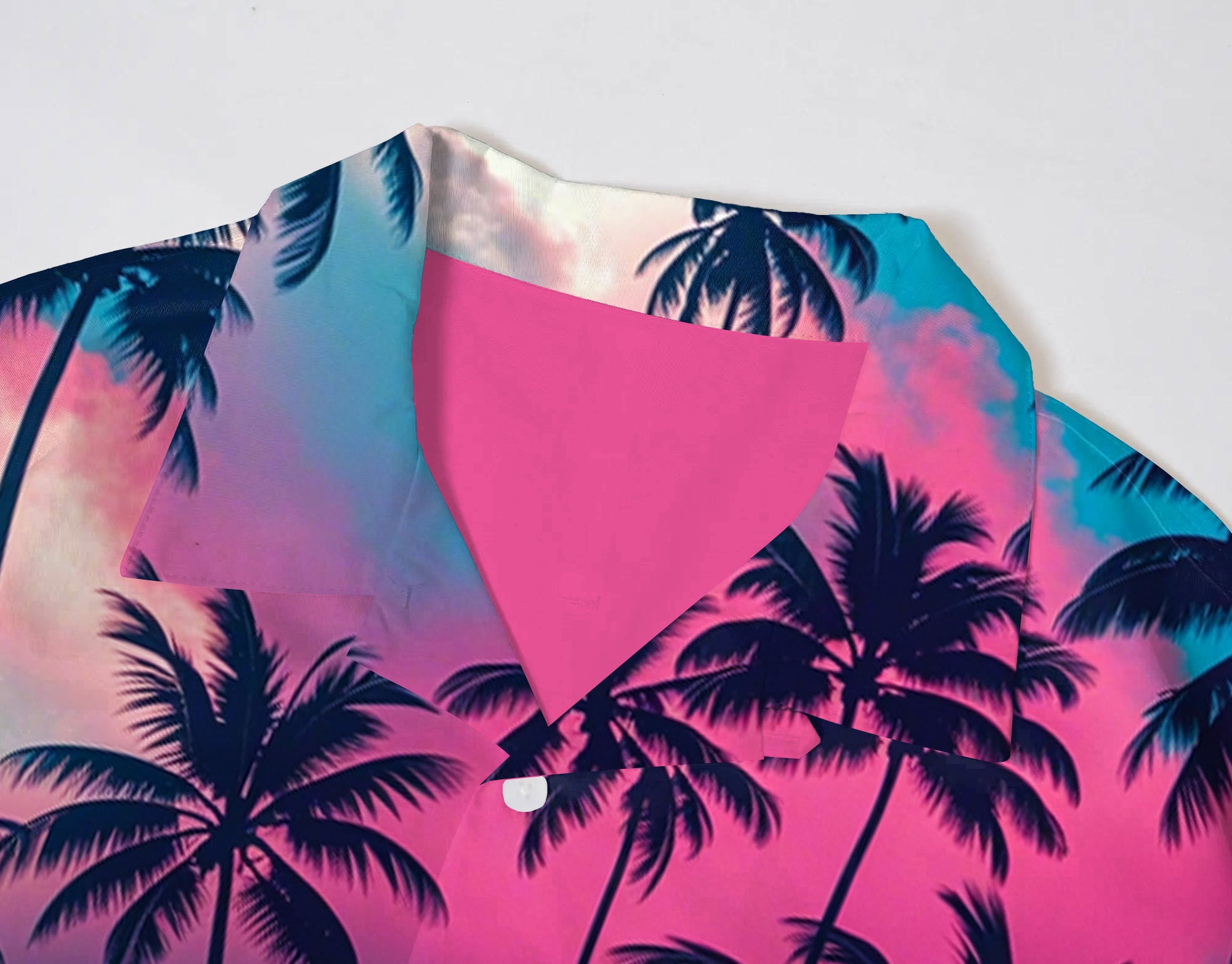 Big & Tall Hawaiian Graphic Short Sleeve Shirt for big men view 6