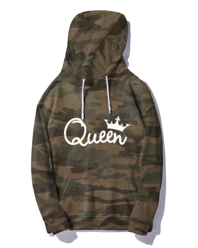 Big & Tall Graphic Graffiti Camouflage Hoodie for big men view 6