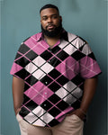Big & Tall Pink Striped Jeans for big men