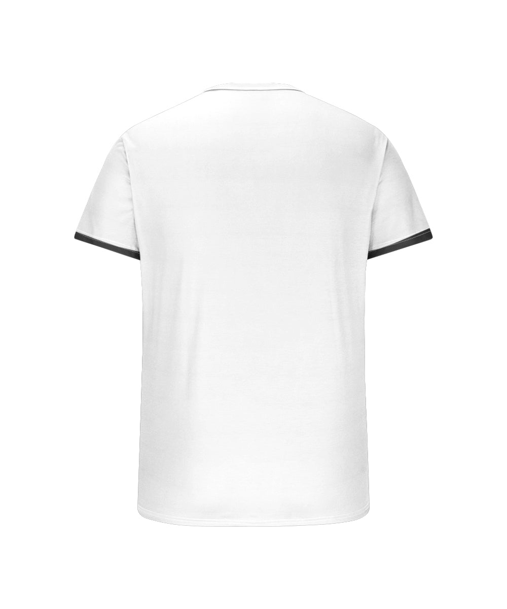 Big & Tall Gray Hawaiian Streetwear T-Shirt for big men view 5
