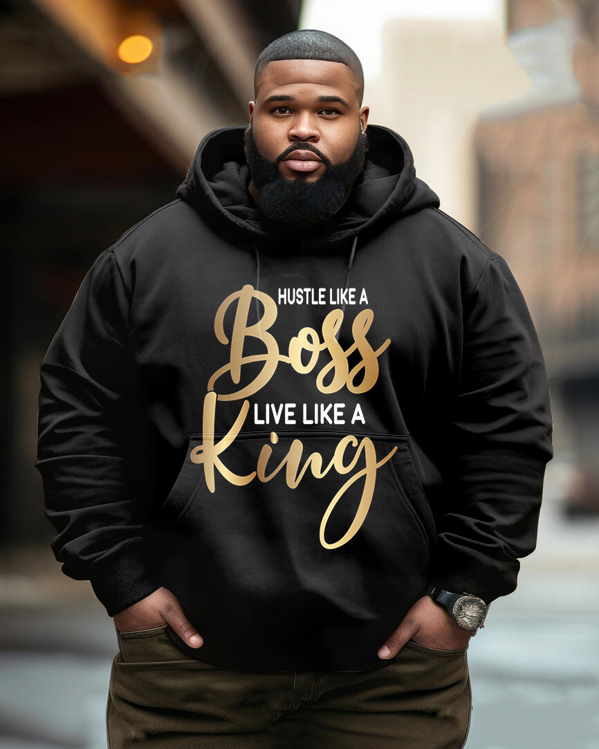 Big & Tall Graphic Hoodie for big men