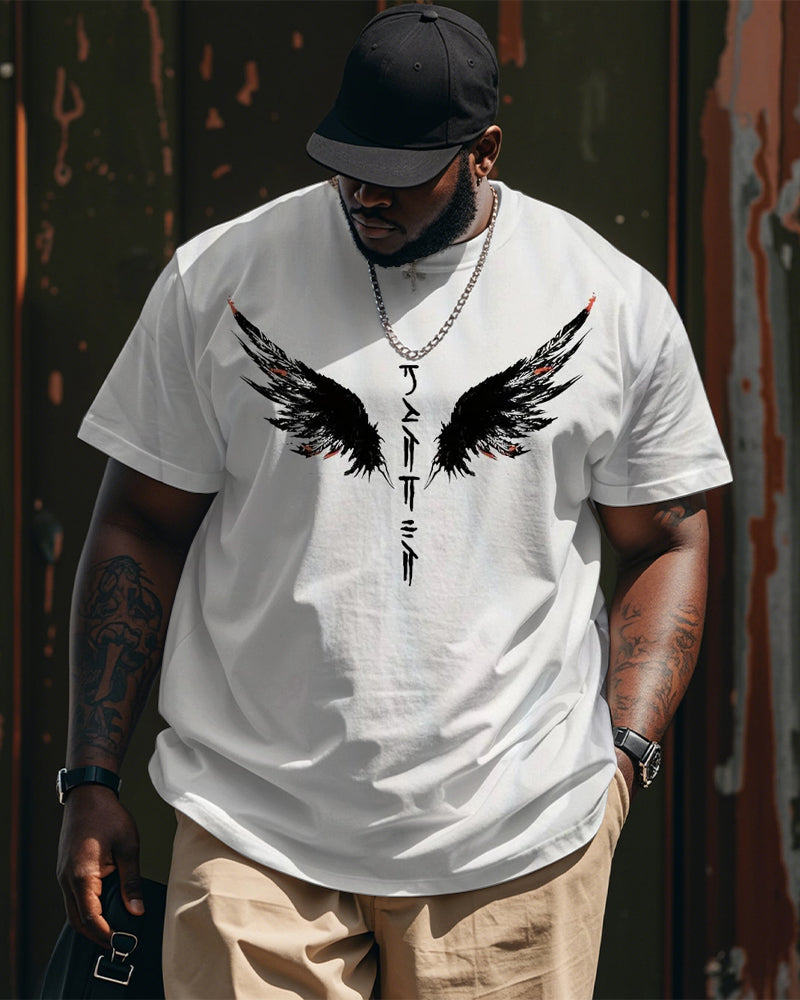 Big & Tall Graphic Streetwear T-Shirt for big men view 1