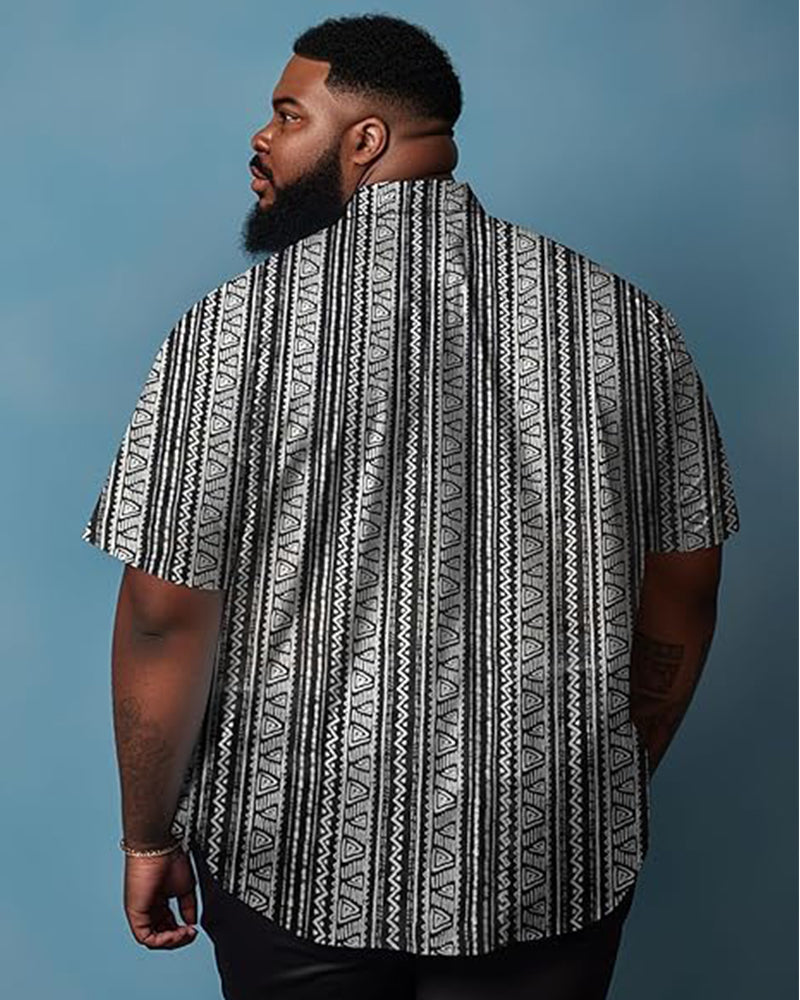 Big & Tall Hawaiian Short Sleeve Shirt for big men view 2