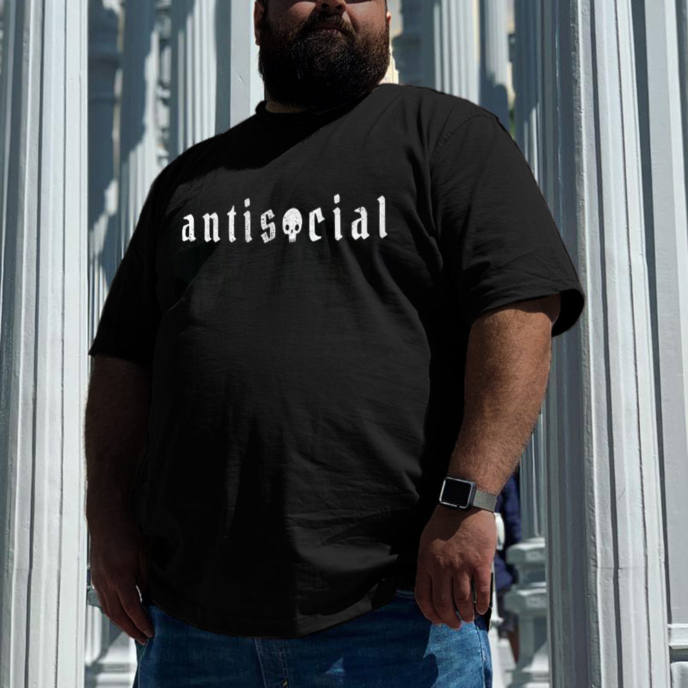 Big & Tall Skull T-Shirt for big men view 2
