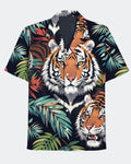 Big & Tall Hawaiian Tropical Short Sleeve Shirt for big men view 2