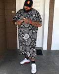Big & Tall Graphic Two-piece Set for big men view 1