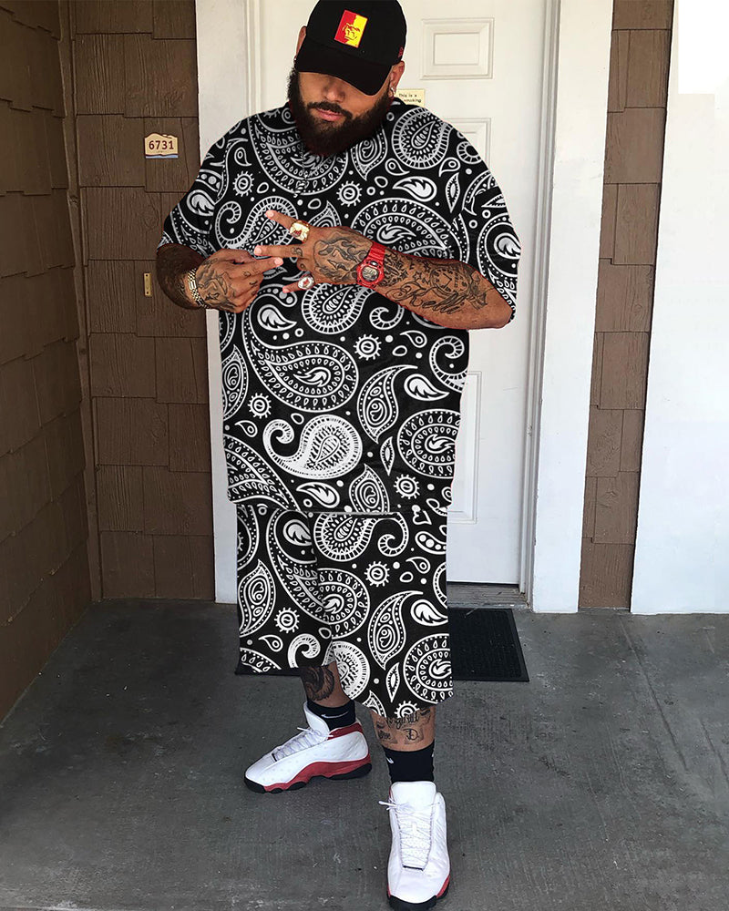 Big & Tall Graphic Two-piece Set for big men view 1