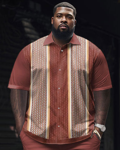 Big & Tall Striped Business Casual Jeans for big men view 2