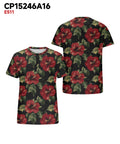 Big & Tall Red Hawaiian Graphic T-Shirt for big men view 3