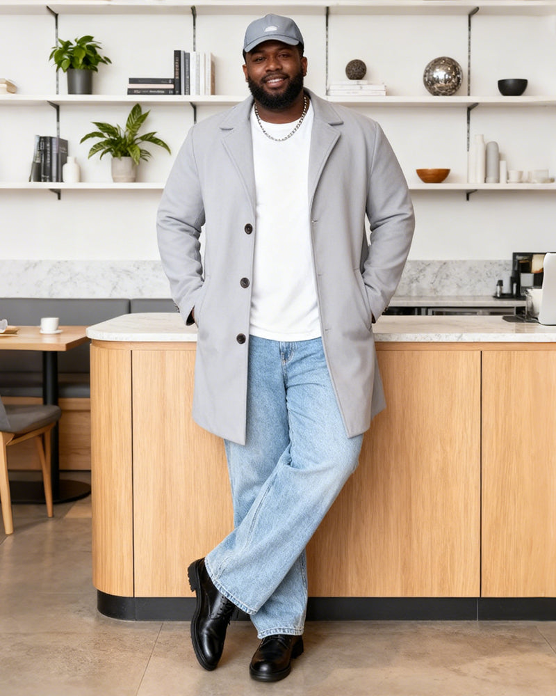 Big & Tall Solid Color Men's Clothing for big men view 5