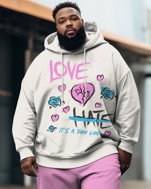 Big & Tall Streetwear Hoodie for big men view 2