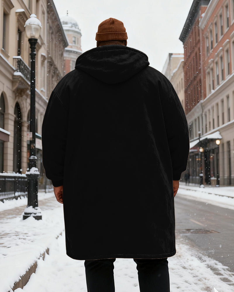 Big & Tall Solid Color Hoodie for big men view 12