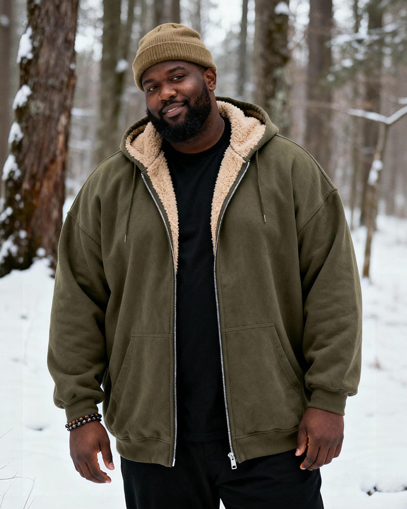 Big & Tall Solid Color Hoodie for big men view 8