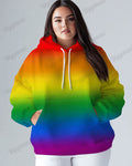 Big & Tall Gradient Graphic Hoodie for big men
