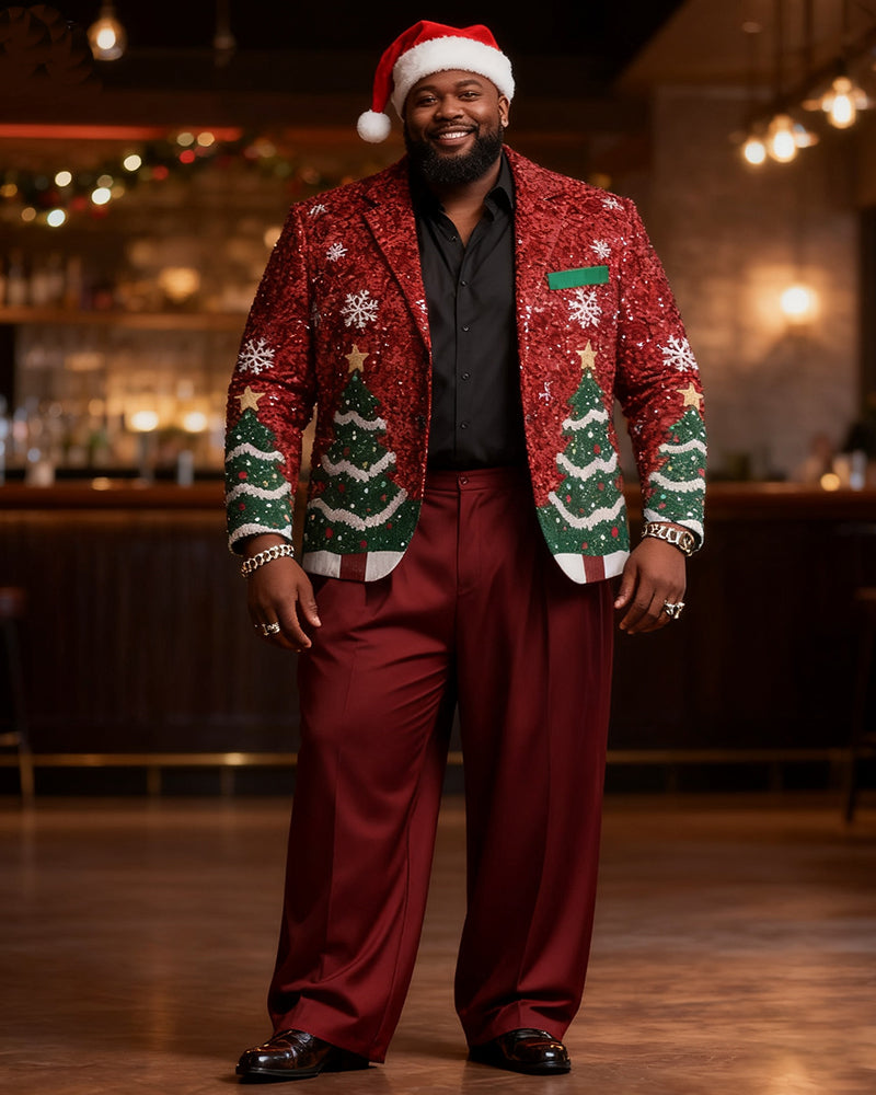 Big & Tall Graphic Two-piece Set for big men view 5