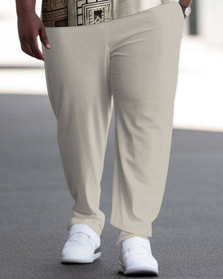 Big & Tall Streetwear Two-piece Set for big men view 3