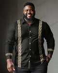 Big & Tall Striped Jeans for big men